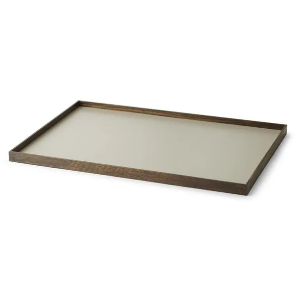 Frame Tarjotin Suuri Savustettu Tammi/Harmaa
