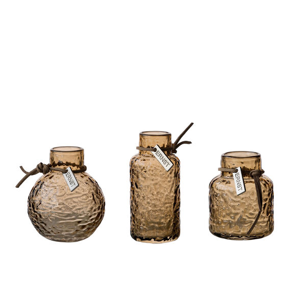 Vase 3-pak Amber