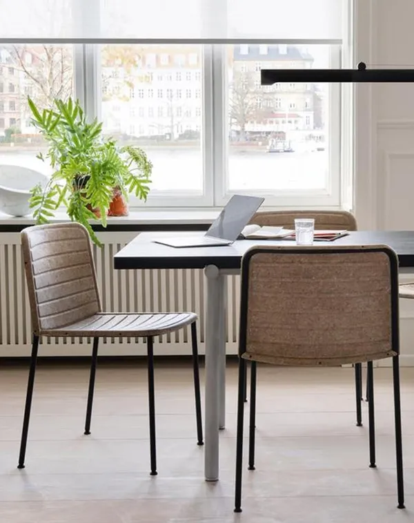 Flax Stacker Spisebordsstol Beige