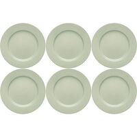 Swedish Grace Tallerken 27 cm 6-pak Meadow (Light Green)