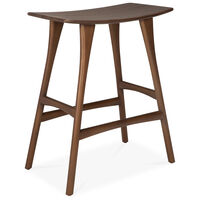 Osso Barstol 65 cm Sortbejdset Teak
