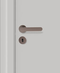 Vibe Plain Dørhåndtag Med Nøgleplade Dark Bronze