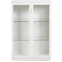 Aoko Skab Hvidt Glass Doors