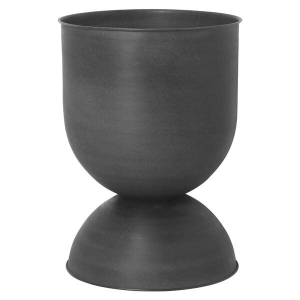 Hourglass Pot Medium Black/Dark Grey