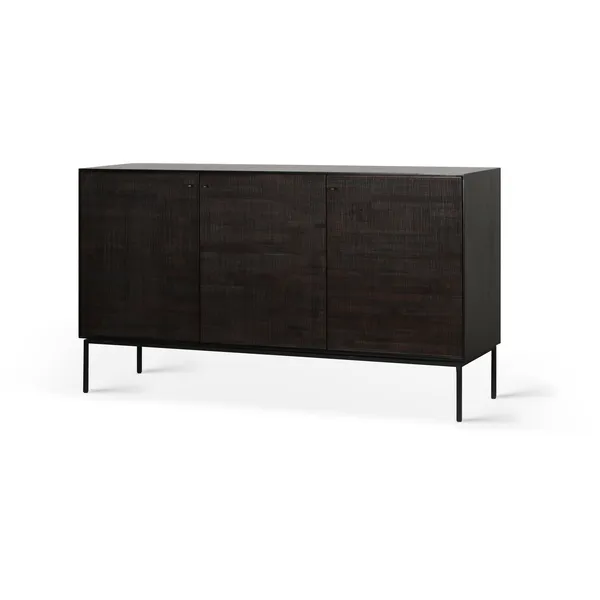 Grooves Sidebord Stained Teak 3 døre