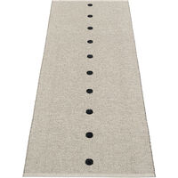 Peg Gulvteppe 70x200 cm Sort/Lin