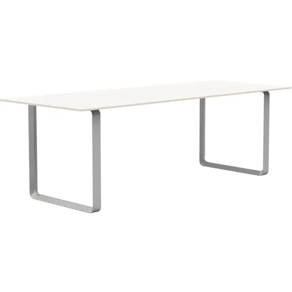 70/70 Bord 90x225 cm Laminat Hvidt / Gråt