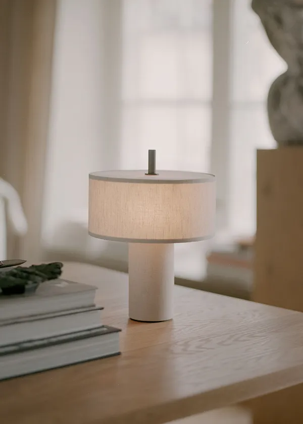Margin Bordlampe Bærbar Beige