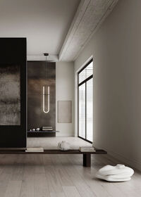 Curve Pendel Bronze
