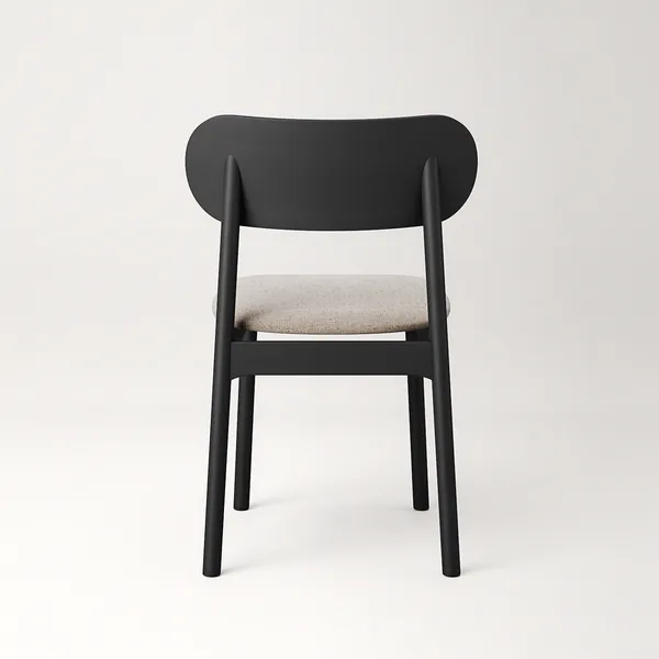 Elephant Stol Sort / Beige Breeze
