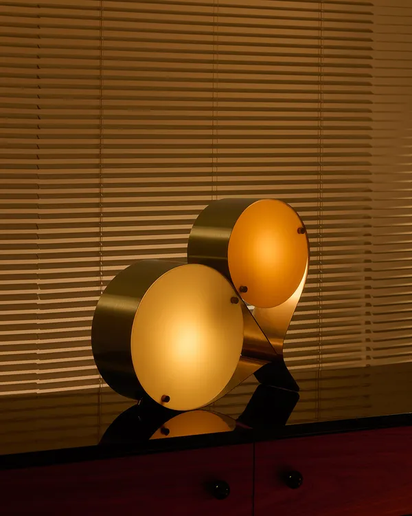 Coppia Bordslampa Ivory / Blush