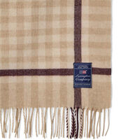 Checked Huopa 130x170 cm Beige / Viikuna