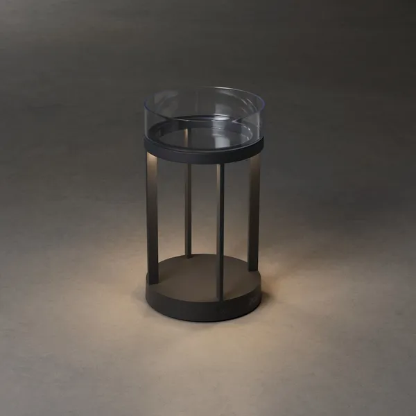 Chieti Bordlampe Bærbar Grå