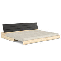 Base Bäddsoffa Black Night / Soft Chalk