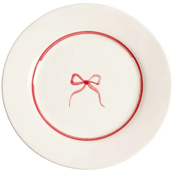Bow Sidetallerken 22 cm Mørk Pink