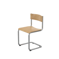 FM622 Stol Polert Stål/Eik
