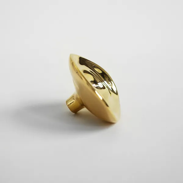 Ripple Knob Väggkrok 9 cm Guld