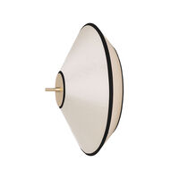 Tafta Vägglampa Ø40 cm Svart / Off-white