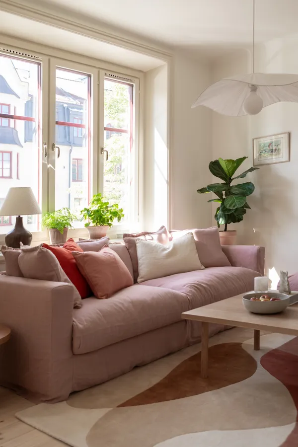 Le Grand Air 3-Seter Sofa Lin Tender Blush