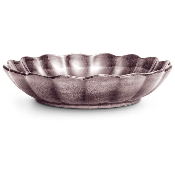 Oyster Skål 31 cm Plommon