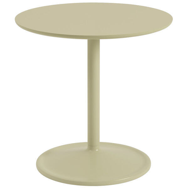 Soft Sidebord Ø48x48 cm Laminat Beige Green