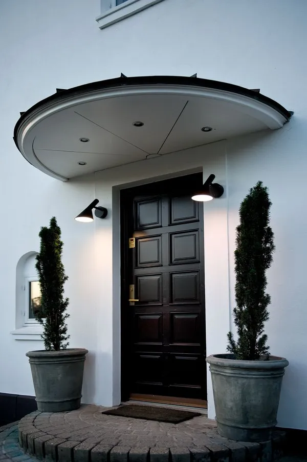 AJ 50 Vegglampe (utendørs) 8W LED Sort struktur