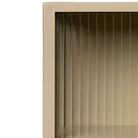 Haze Vægskab Ribbet Glas 35x60 cm Cashmere
