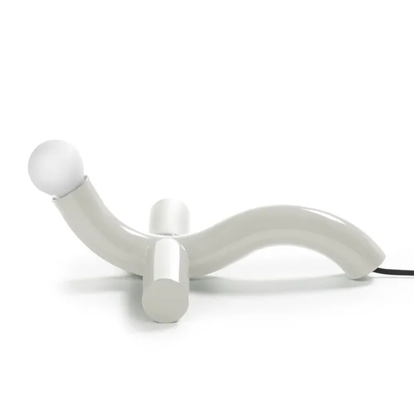 La Due Table Lamp White