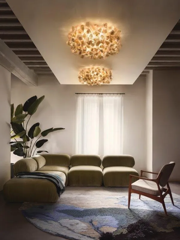 Clizia Mama Non Mama Væg-/Loftslampe 78 cm Guld