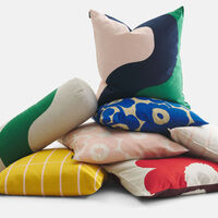 Pieni Unikko Putetrekk 50x50 cm Cotton / Fersken