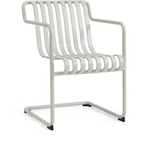 Palissade Cantilever Dining Armchair Sky grey powder coated steel