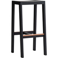 016 Maasto Barstol 75 cm Sort