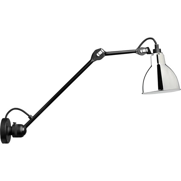 Lampe Gras N°304 Seinävalaisin L40 Musta / Chrome