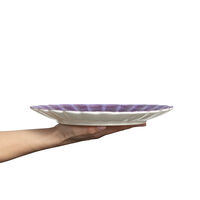 Oyster Tallrik Violett 28 cm