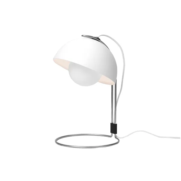 Flowerpot VP4 Bordlampe Steel Blue