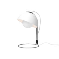 Flowerpot VP4 Bordlampe Steel Blue