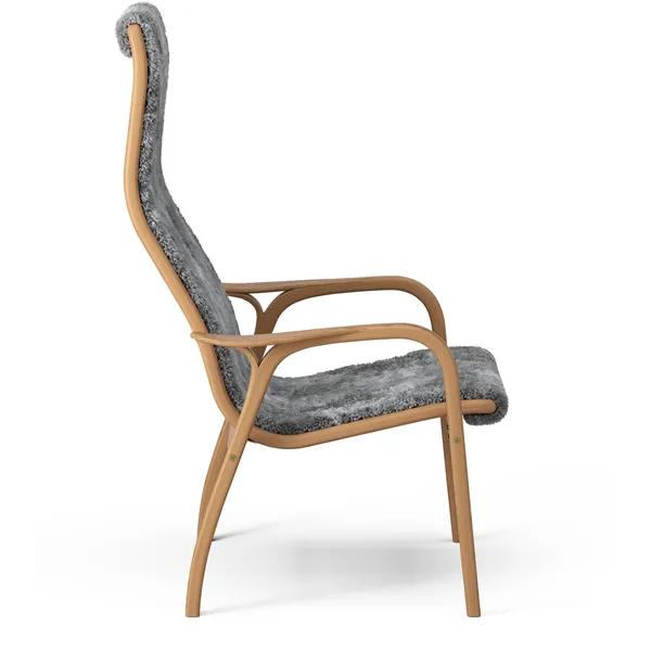Lamino Lenestol Oljet Eik / Saueskinn Scandinavian Grey