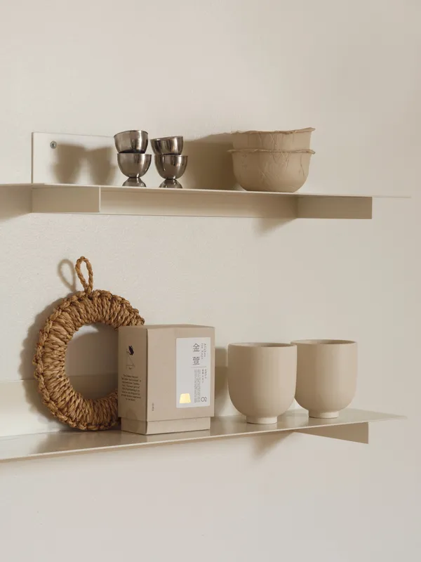 Planar Vegghylle Liten Beige