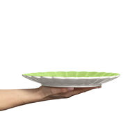 Oyster Tallerken Grøn 28 cm