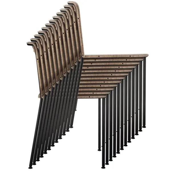 Flax Stacker Spisebordsstol Beige
