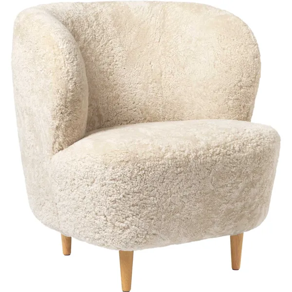 Stay Loungestol Fåreskind Offwhite/Eg