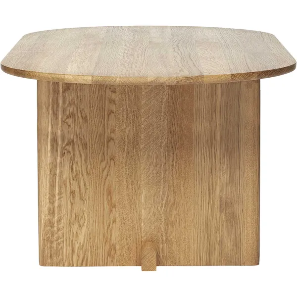 Koku Soffbord Ovalt H:42 cm Mattlackad Ek