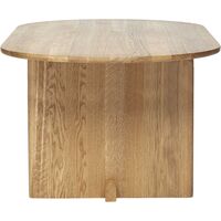 Koku Soffbord Ovalt H:42 cm Mattlackad Ek