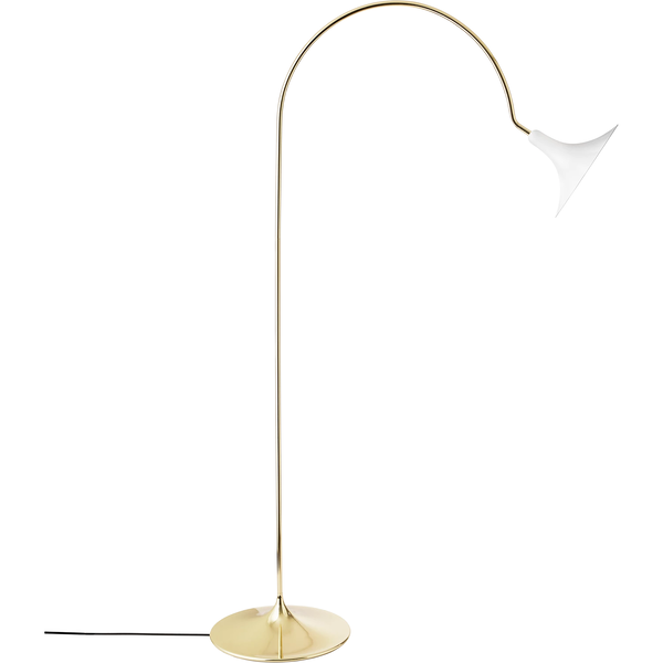 Petalii Gulvlampe Hvid / Messing