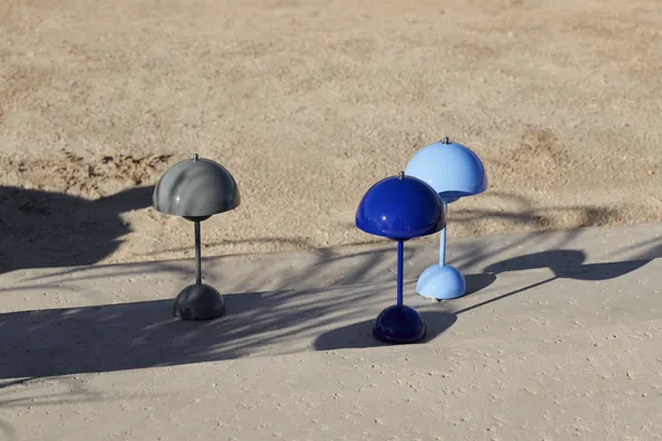 Flowerpot VP9 Bordlampe Bærbar Swim Blue