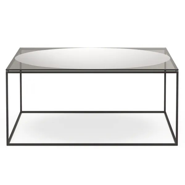 Observe Soffbord 89x89 cm Rökfärgat Glas / Spegelglas