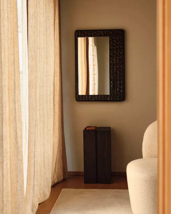 Tiling Mirror H85 cm Dark Chocolate