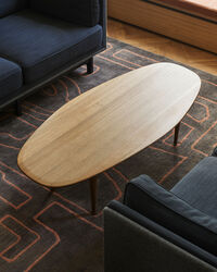 Jari Salongbord Oval 130 cm Fumed Eik