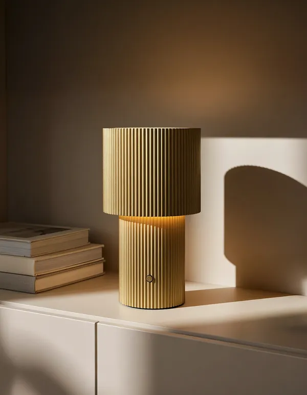 Iluma Bordlampe Bærbar Guld