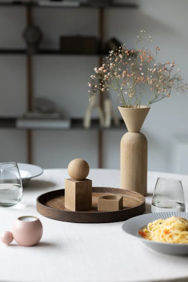 Twist Salt And Pepper Set Oak
